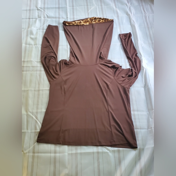 Lepord Print Cowl Neck by Simonton Says - Picture 10 of 12